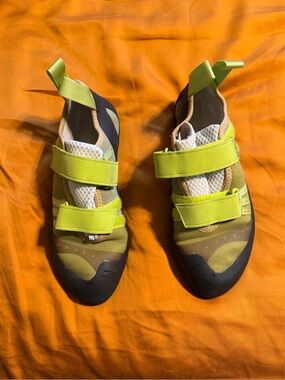 Neon Green Climbing Shoes